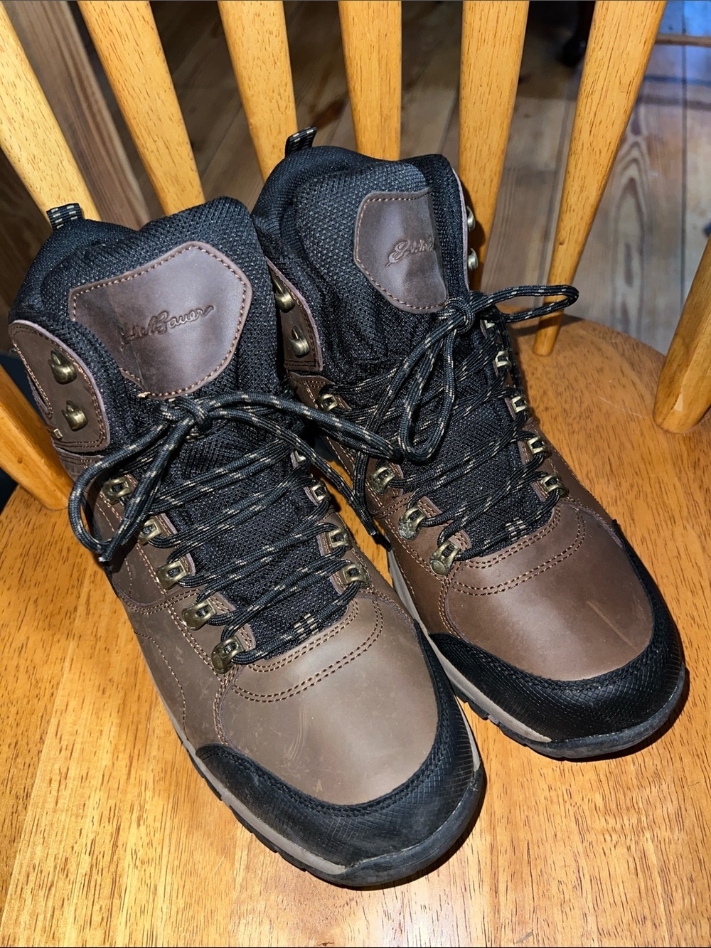 Eddie Bauer Waterproof Brad Men's Brown Hiking Boots 10.5